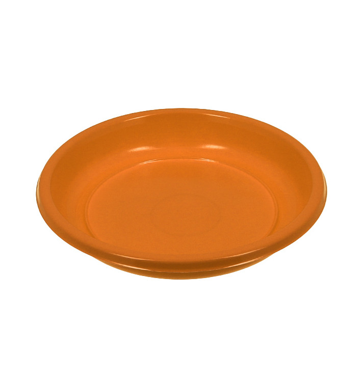 Herbruikbare Bord Diep Economische PS Oranje Ø20,5cm (25 stuks) Herbruikbare Bord Diep Economische PS Oranje Ø20,5cm (25 stuks)