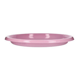 Herbruikbare Bord Economische PS Roze Ø22cm (25 stuks) 