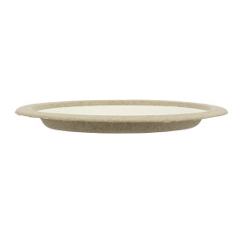 Biologisch afbreekbaar Bagasse Bord Wit Ø22,5cm (120 Stuks)