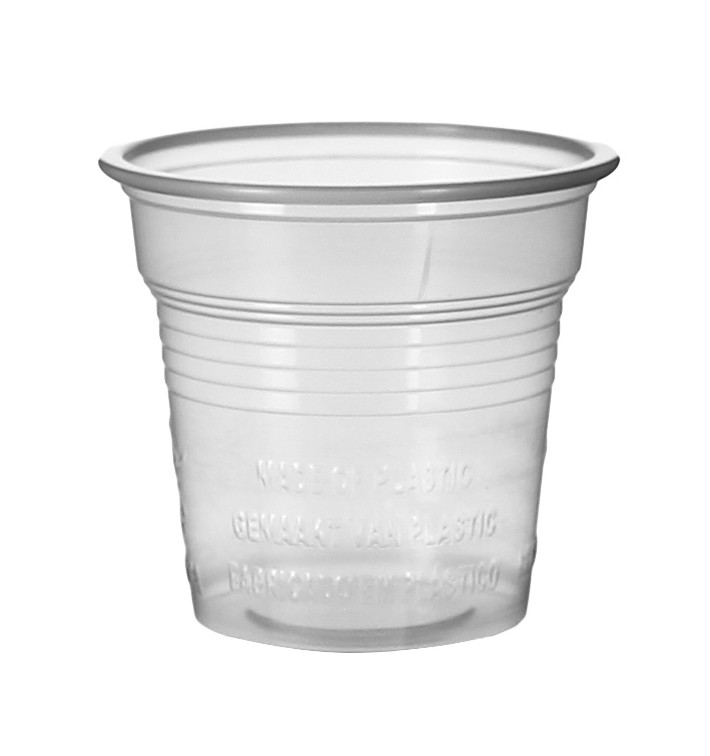 Plastic PS Shotje transparant 80ml Ø5,7cm (2.400 stuks) Plastic PS Shotje transparant 80ml Ø5,7cm (2.400 stuks)