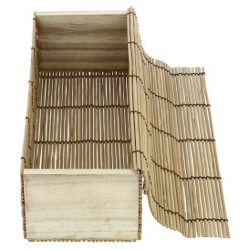 Bamboe sushi Container 23x8x6cm (24 stuks)