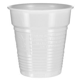 Plastic PS beker Vending wit 166ml Ø7,0cm (3.000 stuks)