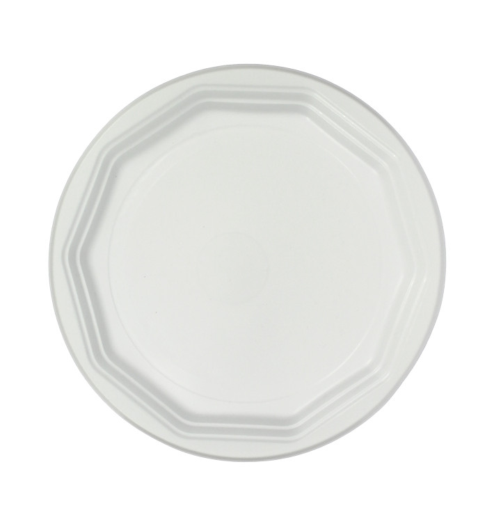Herbruikbaar bord PP "Deka" Plat wit 220mm (33 stuks) Herbruikbaar bord PP "Deka" Plat wit 220mm (33 stuks)