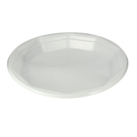 Herbruikbaar bord PP "Deka" Diep wit 220mm (33 stuks) 