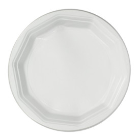 Herbruikbaar bord PP "Deka" Diep wit 220mm (33 stuks) 