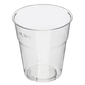 Herbruikbare Economy PS Beker "Diamant" Kristal 200ml Ø7,2cm (375 stuks)