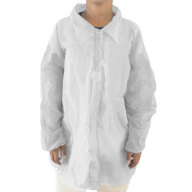 Wegwerp-laboratoriumjas TST PP Velcro 35gr (1 stuk)