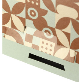 Doos voor Snoep en Chocolaatjes Mint Chocolade 22x15x6cm (600 stuks)