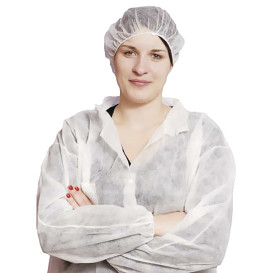 Bezoek Wegwerp-laboratoriumjas TST PP Velcro Wit XL 25gr (50 stuks)