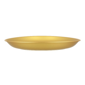Herbruikbare Bord Durable PP Mineraal Goud Ø21cm (54 stuks)