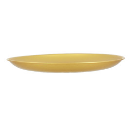 Herbruikbare Bord Durable PP Mineraal Goud Ø27,5cm (54 stuks)