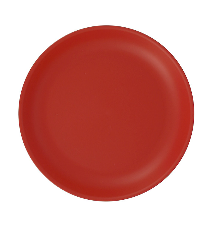 Herbruikbare Bord Durable PP Mineraal Rood Ø21cm (54 stuks) Herbruikbare Bord Durable PP Mineraal Rood Ø21cm (54 stuks)