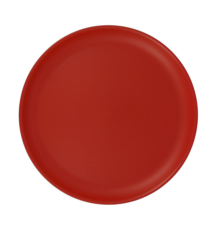 Herbruikbare Bord Durable PP Mineraal Rood Ø27,5cm (6 stuks) Herbruikbare Bord Durable PP Mineraal Rood Ø27,5cm (6 stuks)