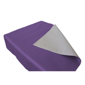Voorgesneden papieren tafelkleed lila 40g 1,2x1,2m (300 stuks) 