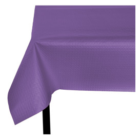 Voorgesneden papieren tafelkleed lila 40g 1,2x1,2m (300 stuks) 