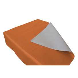 Voorgesneden papieren tafelkleed oranje 40g 1,2x1,2m (300 stuks) 