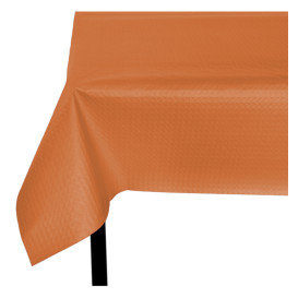 Voorgesneden papieren tafelkleed oranje 40g 1,2x1,2m (300 stuks) 