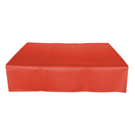 Voorgesneden papieren tafelkleed rood 40g 1,2x1,2m (300 stuks) 