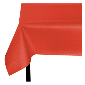 Voorgesneden papieren tafelkleed rood 40g 1,2x1,2m (300 stuks) 