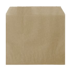 Papieren frieten envelop Vetvrij kraft 12x12cm (250 stuks)
