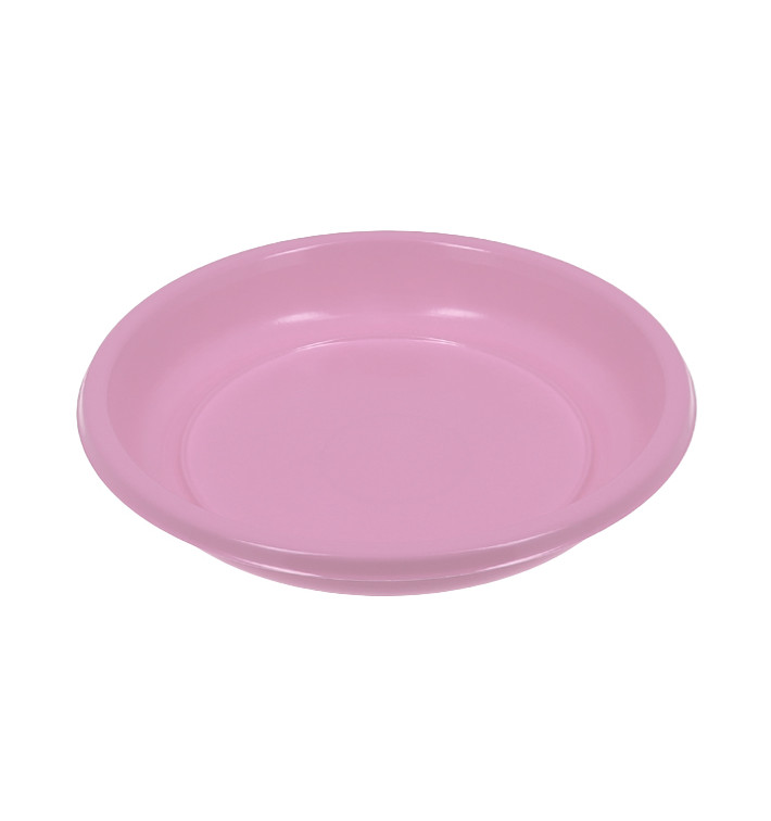Herbruikbare Bord Diep Economische PS Roze Ø20,5cm (25 stuks) Herbruikbare Bord Diep Economische PS Roze Ø20,5cm (25 stuks)