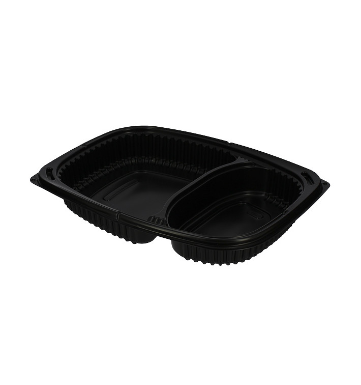 Plastic PP Container Rechthoekige vorm 2C 1050ml 25,5x18,9x4,5cm (320 stuks) Plastic PP Container Rechthoekige vorm 2C 1050ml 25,5x18,9x4,5cm (320 stuks)