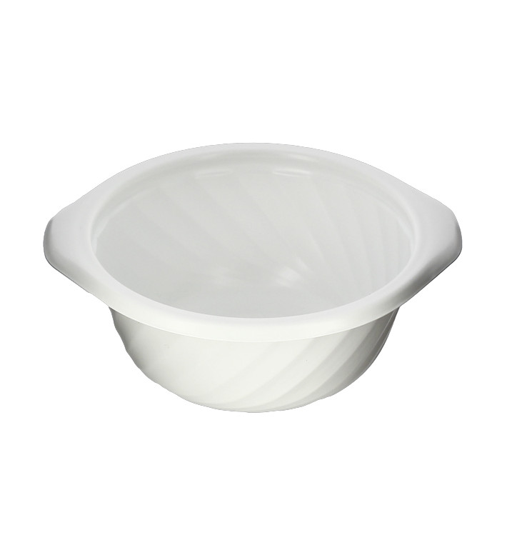 Plastic deli Container PP Rond vormig wit 400ml Ø14,4cm (100 stuks) Plastic deli Container PP Rond vormig wit 400ml Ø14,4cm (100 stuks)