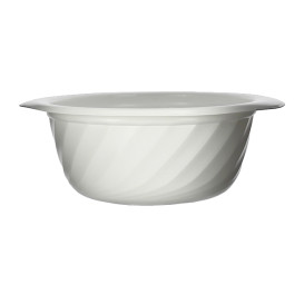 Plastic deli Container PP Rond vormig wit 400ml Ø14,4cm (600 stuks)