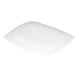 Plastic Deksel transparant Container PP 800/1000ml 21,5x17x2cm (20 stuks) 