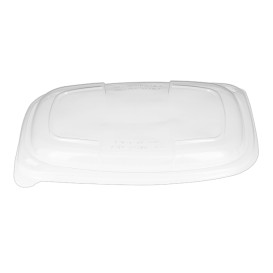 Plastic Deksel transparant Container PP 1050/1250ml 25,5x18,9x2cm (20 stuks) 