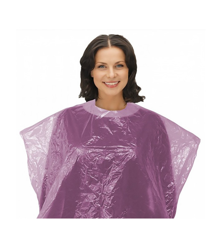 Wegwerp plastic Dene Cape PE roze 83x110cm (50 stuks) Wegwerp plastic Dene Cape PE roze 83x110cm (50 stuks)
