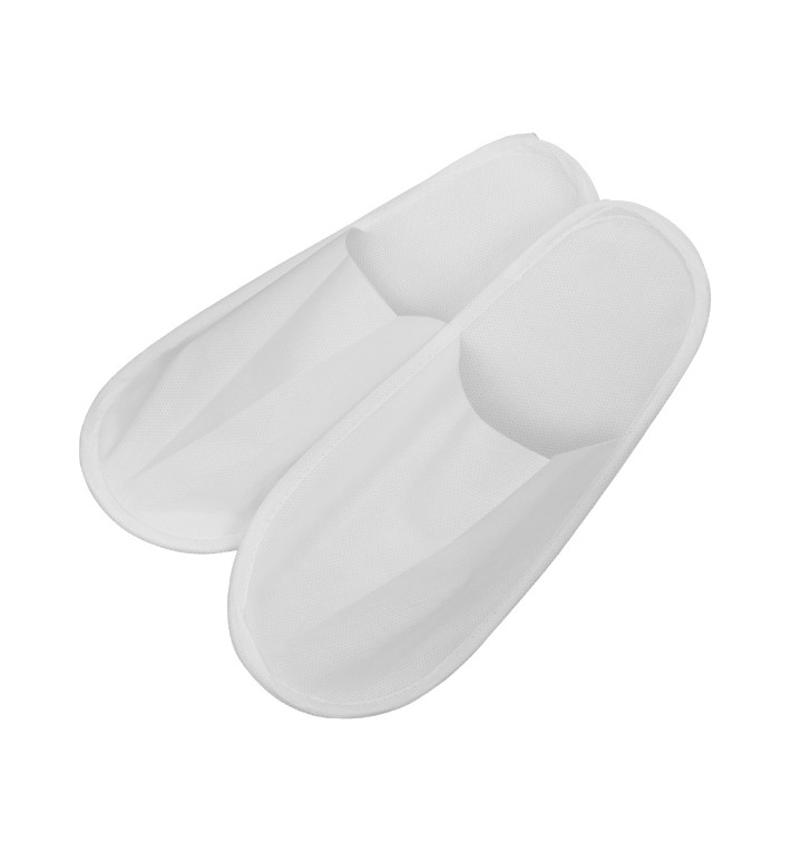 Wegwerp slipper TST PP gesloten EVA Sole wit (1 stuk) Wegwerp slipper TST PP gesloten EVA Sole wit (1 stuk)