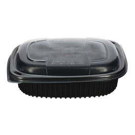 Plastic Deksel transparant Container PP 800/1000ml 21,5x17x2cm (20 stuks) 