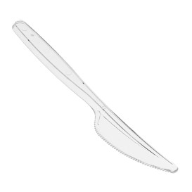 Herbruikbaar Mes PS "Diamant" Transparant 180mm (1.000 stuks)