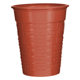 Plastic PS beker rood 200ml Ø7cm (50 stuks) 