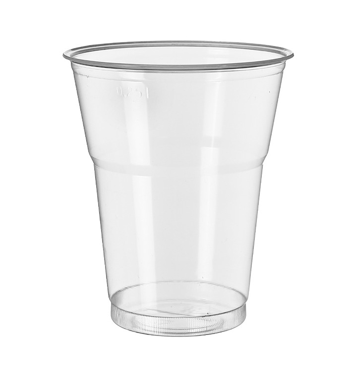 Herbruikbare PS Beker "Diamant" Kristal 300ml Ø8cm (400 stuks) Herbruikbare PS Beker "Diamant" Kristal 300ml Ø8cm (400 stuks)