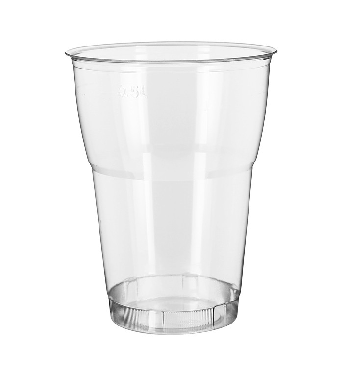 Herbruikbare PS Beker "Diamant" Kristal 600ml Ø9,4cm (250 stuks) Herbruikbare PS Beker "Diamant" Kristal 600ml Ø9,4cm (250 stuks)