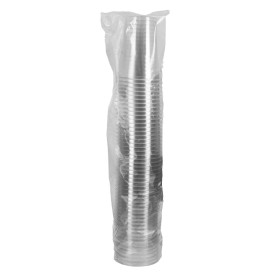 Herbruikbare PS Beker "Diamant" Kristal 250ml Ø7,2cm (50 stuks) 