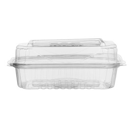 Gescharnierde slakom Container PLA 20,0x20,0x7,5cm (160 stuks)