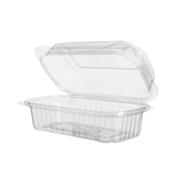 Gescharnierde slakom Container PLA 23,0x15,0x7,5cm (80 stuks) Gescharnierde slakom Container PLA 23,0x15,0x7,5cm (80 stuks)