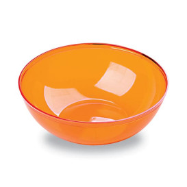 Plastic Kom PS Kristal Hard oranje 400ml Ø14cm 