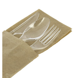 Bestek Set Herbruikbare PS 3 Stuks + Servet (250 Stuks)