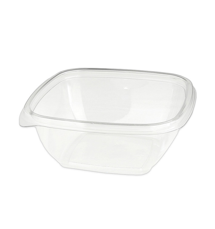 Plastic Kom PET Vierkant 375ml 125x125x50mm (50 stuks) Plastic Kom PET Vierkant 375ml 125x125x50mm (50 stuks)