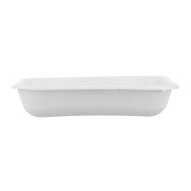 Suikerriet dienblad Ecologisch wit 470ml 18,0x12,0x4,0cm (400 stuks)