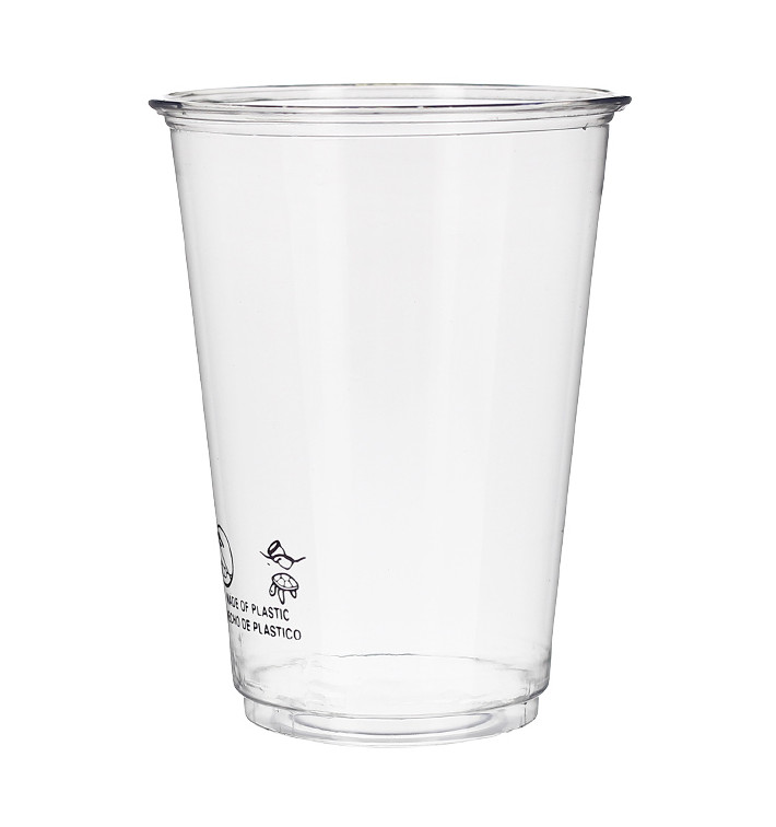 Plastic beker PET stijf 9Oz/280ml Ø7,5cm (50 stuks) Plastic beker PET stijf 9Oz/280ml Ø7,5cm (50 stuks)