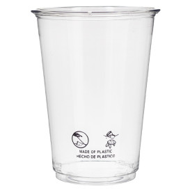 Plastic beker PET stijf 9Oz/280ml Ø7,5cm (1.000 stuks) 
