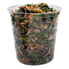 Plastic deli Container PP "Deli" 32Oz/960ml transparant Ø12cm (500 stuks)