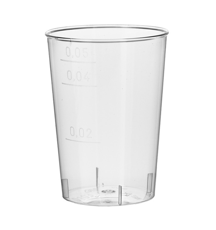 Plastic PS Shotje Geïnjecteerde glascider transparant 50 ml (40 stuks) Plastic PS Shotje Geïnjecteerde glascider transparant 50 ml (40 stuks)