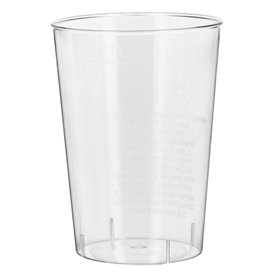 Plastic PS Shotje Geïnjecteerde glascider transparant 100 ml (40 stuks)