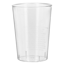 Plastic PS Shotje Geïnjecteerde glascider transparant 100 ml (40 stuks)